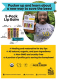 Beeswax Lip Balm (2 Packs)